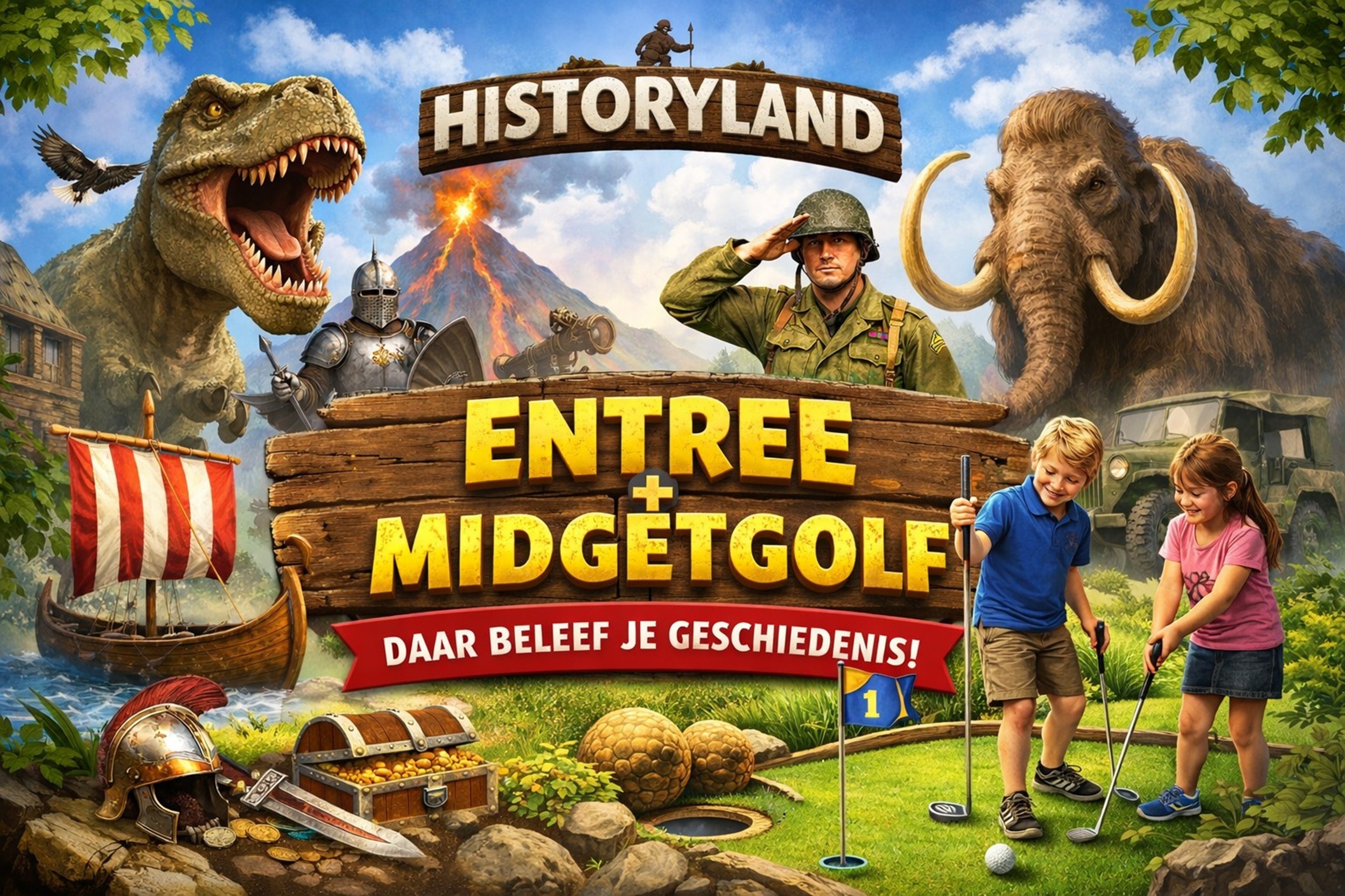 Toegangsticket incl. midgetgolf